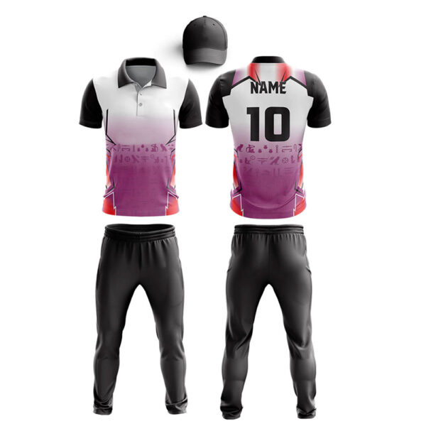 01 Sublimated Cricket uniform kit with cap