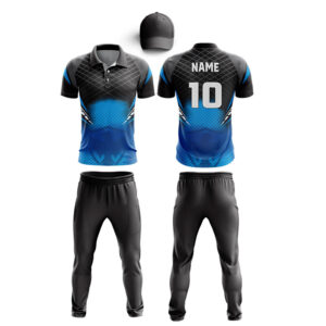 Sublimated Cricket uniform kit with cap